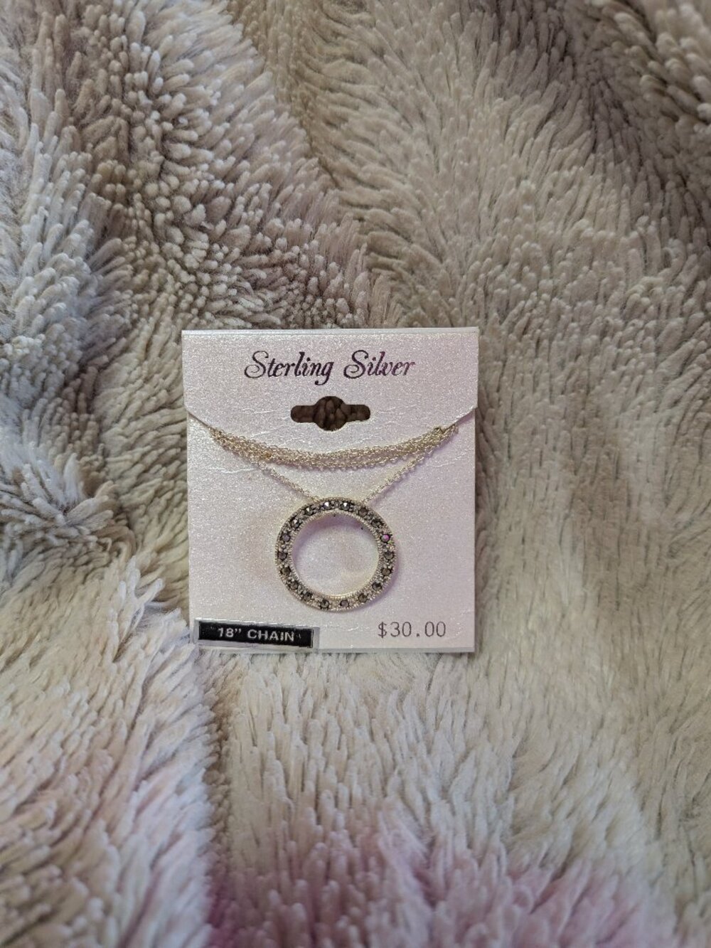 New 18" Sterling Silver Chain with Pendant